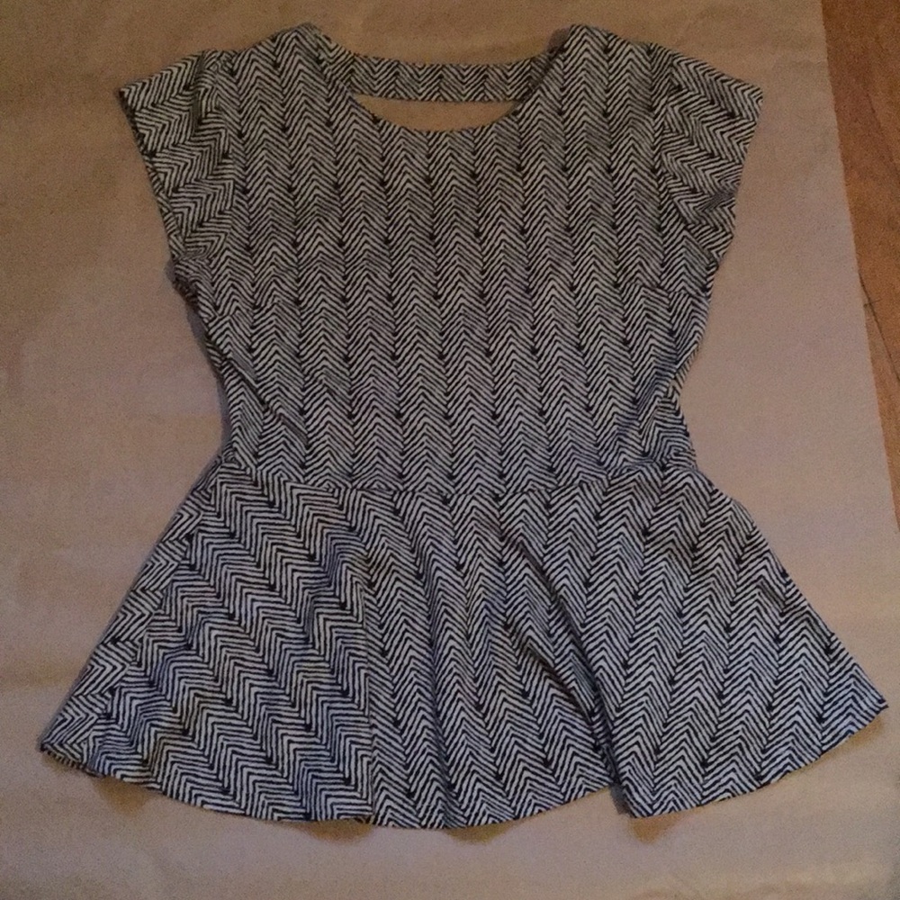 Trendy peplum top
